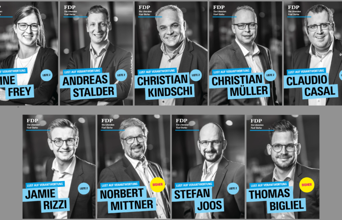 Wahlkampagne: FDP die liberalen fünf Dörfer 2022